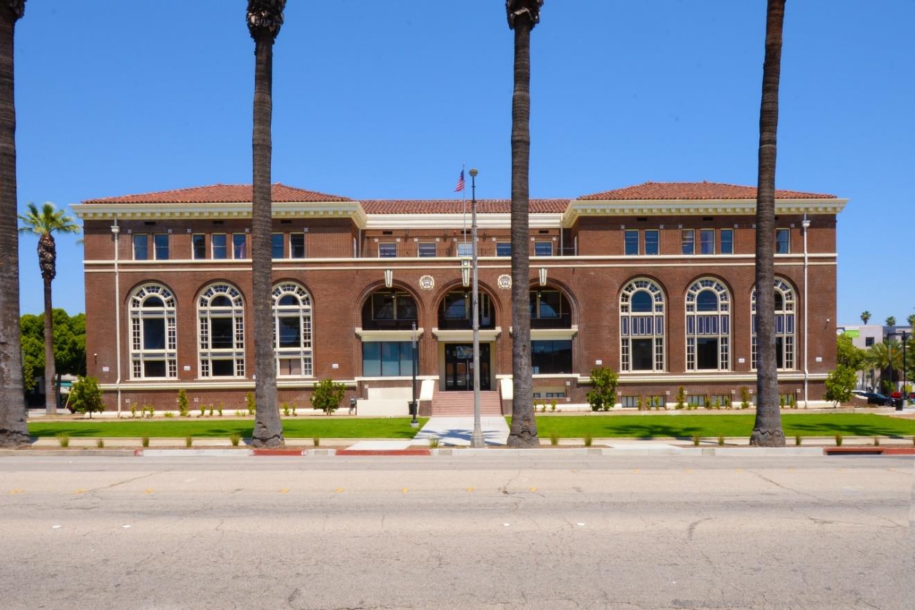 Main entrance, west elevation